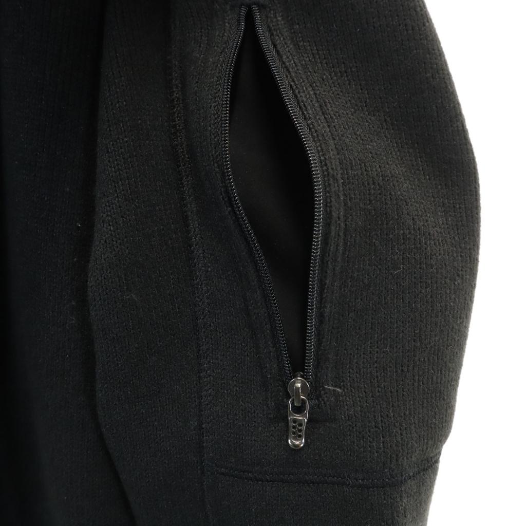 patagonia Long sleeve knit Zip hoodie L black Outdoor 2553FA11 Women Used