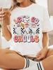 Let's Go Ghouls Halloween Ghost T-shirt