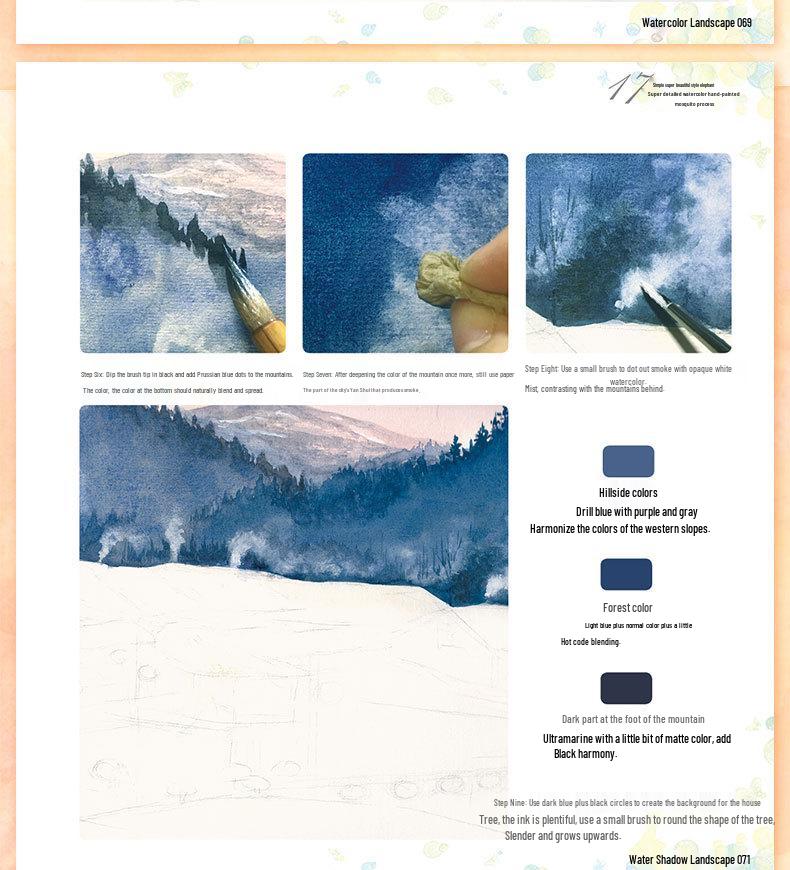 Beginner's Guide To Watercolor Landscape Painting: Complete Tutorial Collection