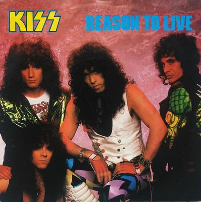 Δίσκος 7 ιντσών KISS - Reason To Live 8700227 Vertigo, Phonog 1987 UK Rock Μεταχειρισμένο