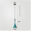 Nordic Wrought Iron Pendant Light - Modern Creative Single-Head Lamp for Restaurant, Bar, Bedroom, and Bedside.