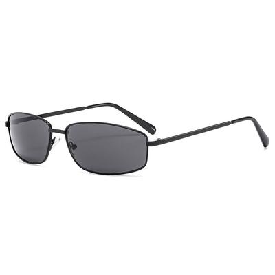 Classic Vintage American Sunglasses Metal Frame Hot Rectangle Shades Y2K Punk Sun Glasses for Women & Men
