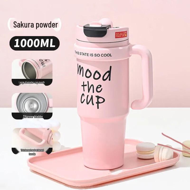 Large Capacity Insulated Straw Tumbler