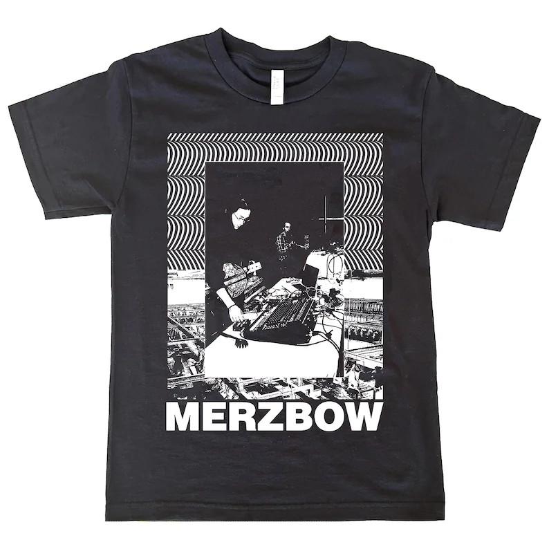 

VTG Merzbow fan-art T-shirt Short Sleeve Cotton Full Size S to 5XL EN431 Unisex T-Shirt M