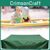 Durable Outdoor Garden Square Green Sandpit Cover For Kids Waterproof Dustproof
