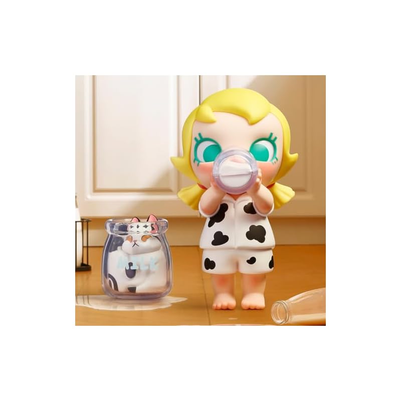 POP MART Baby Molly & Baby Tabby Series [1 Piece] Pop Mart Gachapon Blind Box Figure Plastic Model Premium Toy PVC Soft Vinyl Original Character