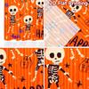 2pcs, 2D FLAT PRINTING Curtains (Without Rod) Halloween Fun Chic Print Curtains Festival Versatile Fabric Curtains Decorations