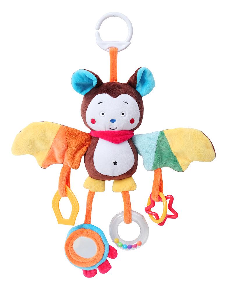 

JJOVCE Multifunctional Baby Soothing Animal Crib Mobile & Stroller Hanging Toy