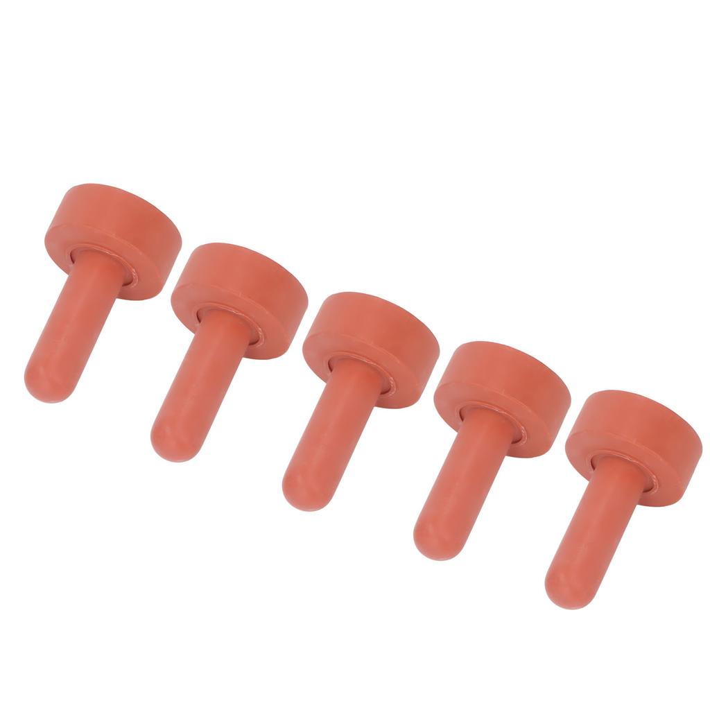 5pcs Small Animal Milk Drink Nipples Nurse Feeding Supplies Calf Nipples Silicone Livestock Nursing 