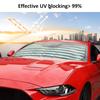 Windshield Visor SunShade Sun Shade US Flag For Ford Mustang 2015-20 Accessories