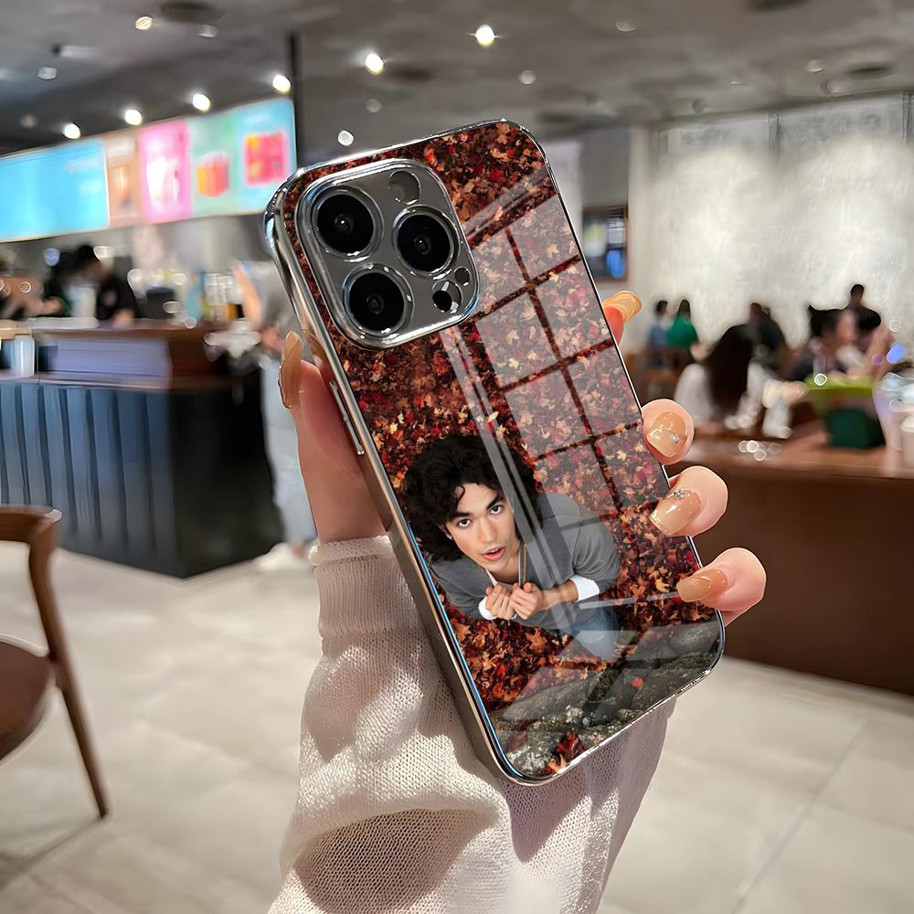 Conan Gray Wishbone Phone Case For IPhone 17 Pro Max 15 Pro 16 14 Plus 12 13 Mini 11 Pro Shockproof Electroplated Glass Cover