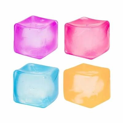 Washable Ice Cube Fidget Toy Soft Resilient Ice Cube Sensory Toy Cool Squeeze Cube Toy  Classroom