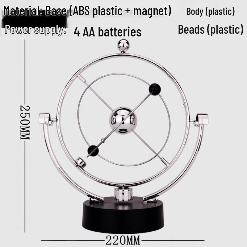 Хаотичный маятник Млечного Пути: Орнамент «Вечный двигатель» – Креативный подарок для мальчиков и учителей