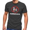 Mens T-Shirt BBQ Mens Matter Warning Women Banned Fun Shirt Party-