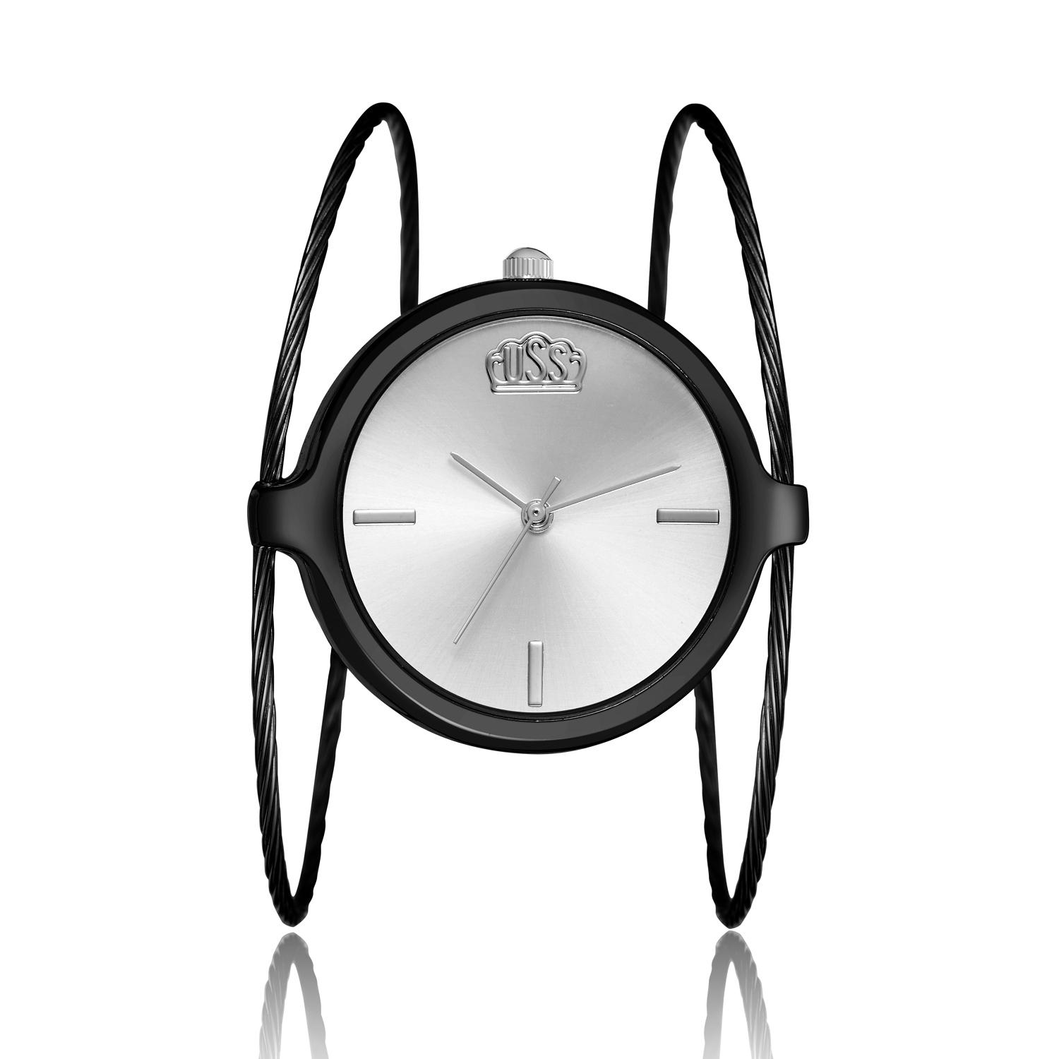 

Модные повседневные женские кварцевые часы, круглые часы-браслет, элегантные женские часы из сплава, кварцевые часы.