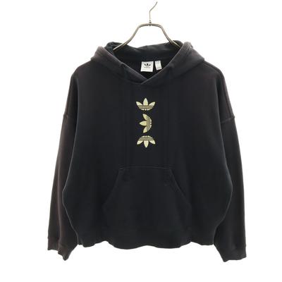 Adidas Embroidered Trefoil Logo Long Sleeve Sweatshirts Women Used