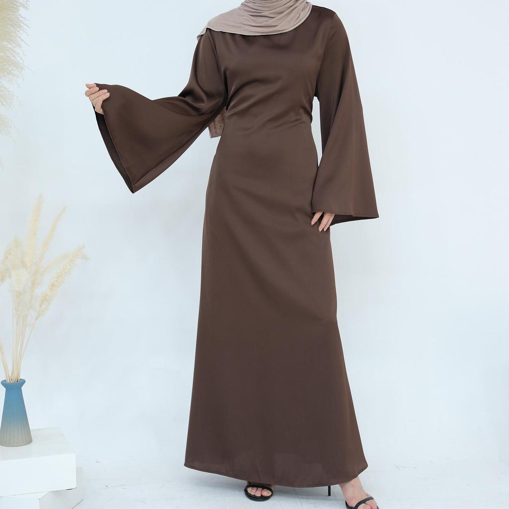Loriya 2024 TikTok Slim Fit Elegant Waist Cincher Dress Abaya