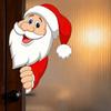 1PC Christmas Santa Claus Window Glass Stickers Waterproof for Door Wall Refrigerator Self-Adhesive Vinyl Decals Home Decoration
