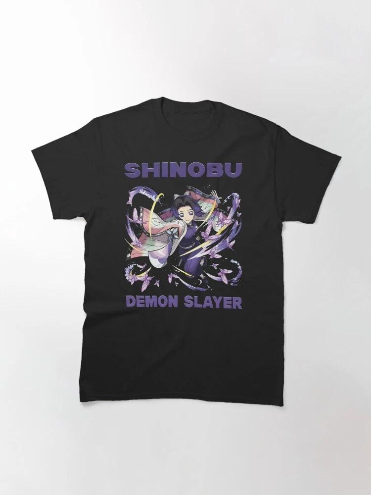 Anime Shinobu Insect Breathing Hashira 2 Demon Slayer Basic T Shirt S