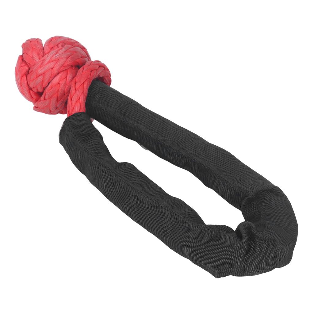 Soft Shackle 20mm 41000 LBS Break Strength Recovery Rope Shackle with Protective Sleeve for Truck Large SUVs Offroad
