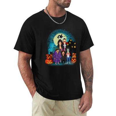 Official HalloweenBobsBurgersFamily TShirt Clothes Graphic T Shirt Vintage Blacks Anime Shirt Oversized T Shirts for Men