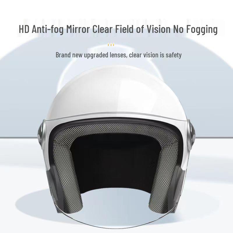 Unisex All-Season Helmet: Winter Warmth, Cute Design, Double Ear Protection for Motorcycles & Electric Scooters