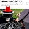 300A/200A/100A/50A Car Battery Switch Rotary Disconnect Power Cut Off Disconnecter Isolator For Auto Truck Motorcycle Boat RV