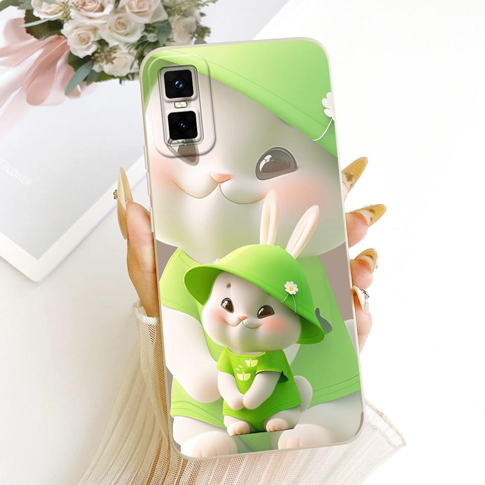 For Infinix GT 30 Pro X6873 Cute Cat Flower Cartoon Phone Case For Infinix GT30 Pro 5G Shockproof Soft Silicone Covers Bumpers