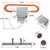 9233-4551 Electric Heating Element Kit RV Heat Strip Assembly Replacement Parts Kit Fit For Coleman Mach RV Air Conditioner Heat Ready Ceiling