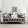 Four Seasons Universal Washed Twill Cotton Printed Sofa Cushion Korean Style Small Fresh Patchwork Non-slip Sofa Cushion Towel
