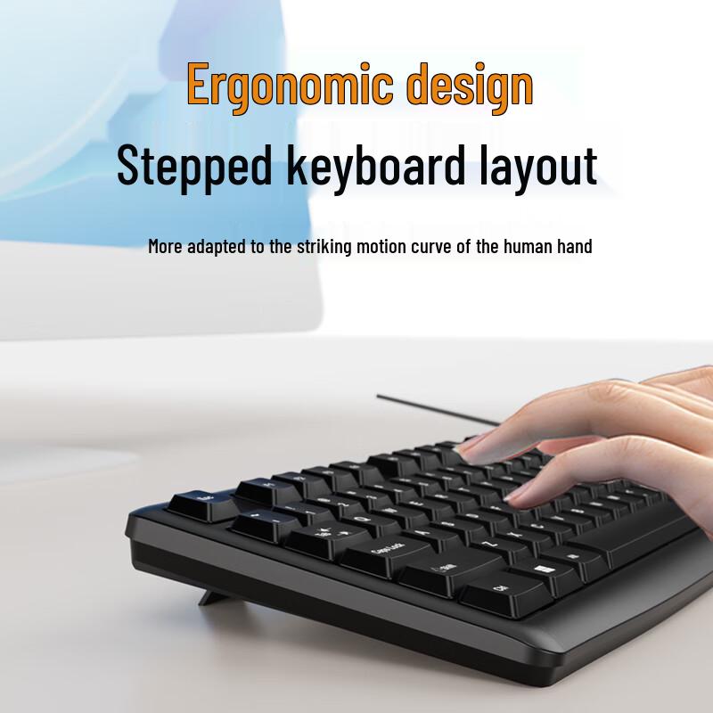 Founder F6161 Wired Business Keyboard and Mouse Combo