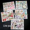 Cartoon Dog Stickers: Cute, Waterproof, Oilproof UV Designs for Phone, Journal, or Desktop DIY.