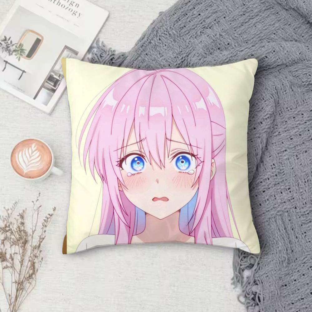 Shikimoris Not Just a Cutie Anime Doublesided Printed Square Decorative Cushion Cover for Sofa Living Room Home Decor
