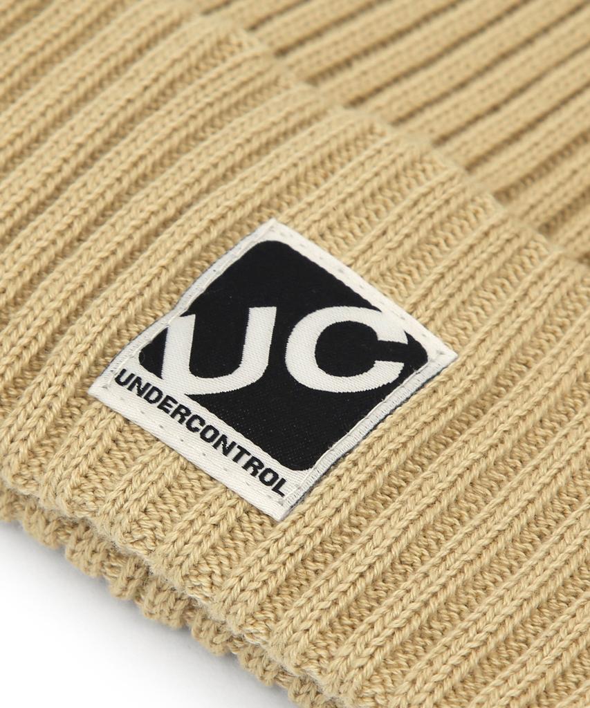 Eondeokeonteulol All-Season Thin Long Beanie Cotton Knit Unisex Logo Beanie Hat Beanie / Cross Box Logo / D Lemon