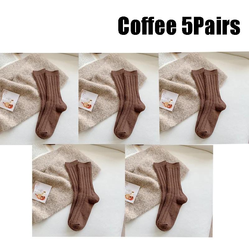 Novas meias de inverno femininas, meias de lã de caxemira, grossas, quentes, meias femininas, meias japonesas, moda harajuku, cor sólida, meias térmicas longas