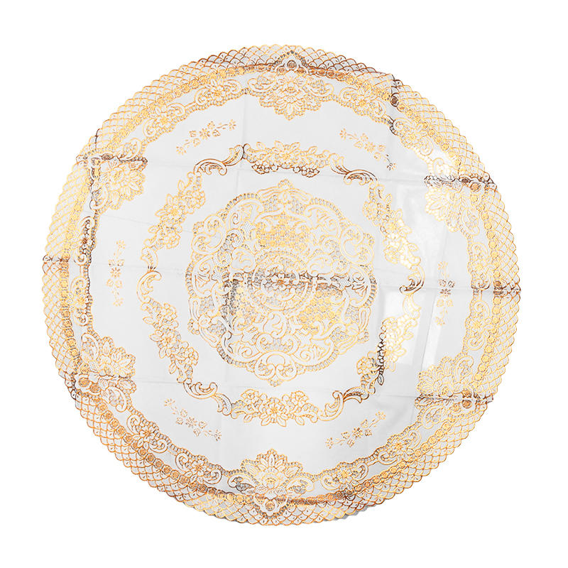 Waterproof Oilproof Table Cloth Round/Square Floral Printed Dining Table Cover Household Decoration Supplies for Party