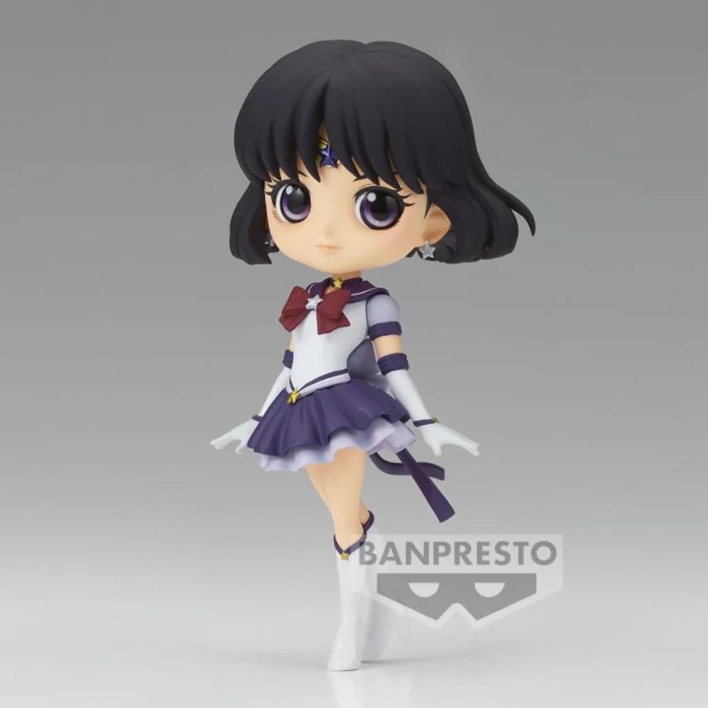 Banpresto Q Posket ETERNAL SAILOR SATURN B Figure 5.5 Inches Tall Collectible Toy