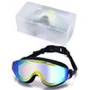 Custom Cross-Border Unisex Swimming Goggles High-Definition Waterproof Anti-Fog Silicone PC Lens Model MC-8100 China