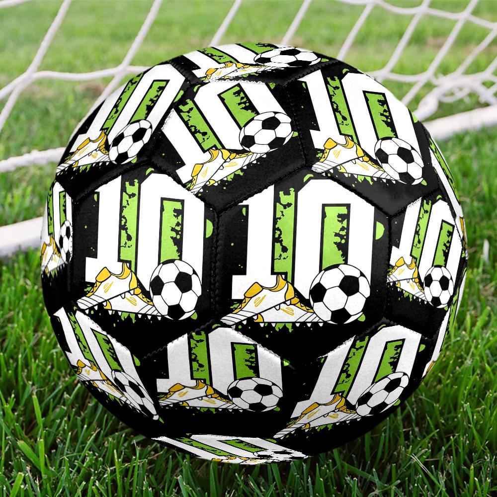 Soccer Theme Size 5 Soccer Ball, Suitable for Both Indoor and Outdoor Matches, a Gift Suitable for Everyone.