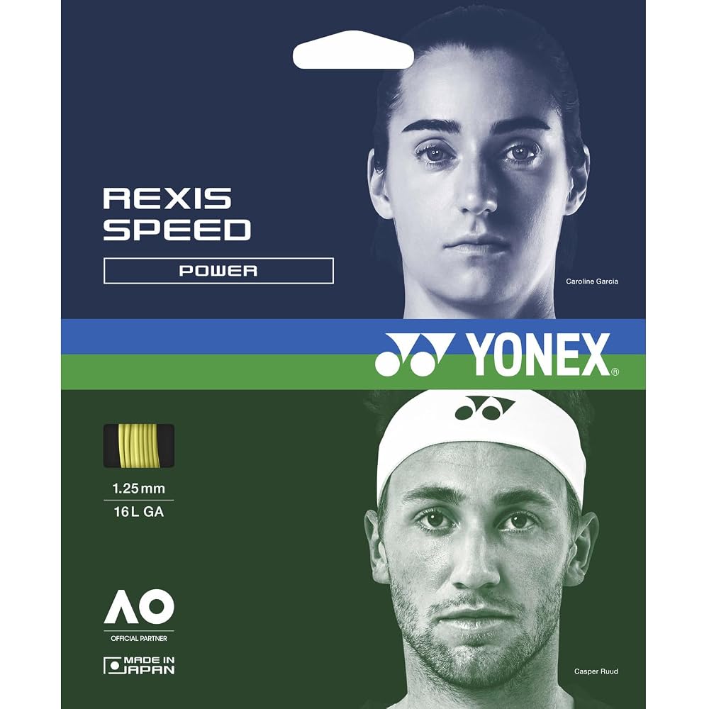 YONEX REXIS SPEED 130 Tennis String 130 Gauge Durable Performance for Power and Control