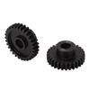25DP 1.0M 8mm Metal Pinion Motor Gear Replacement 29T 30T for 1/5 1/6 1/7 RC Car Motor Black