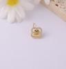 Elegant Retro Flower Stud Earrings with Micro-Set Zircon and Multi-Bead Design