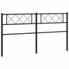 Replacement Headboard Metal Black 200 Cm