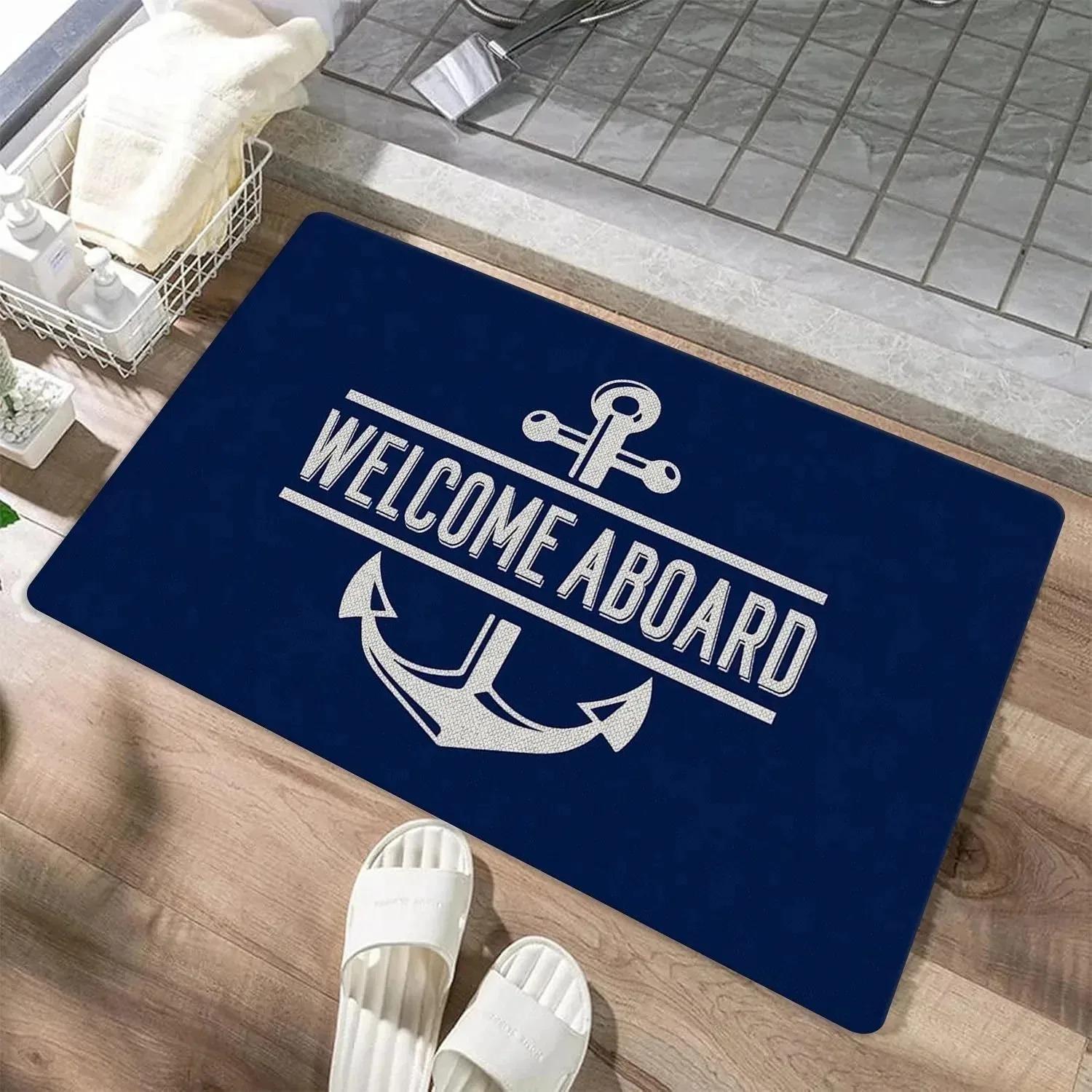 

1PC Welcome charactor Door Mats Kitchen Rugs Non-Slip Pop design Living room Rugs Bath Mat Carpet for Home Sink Laundry Decor 400MMx600MM