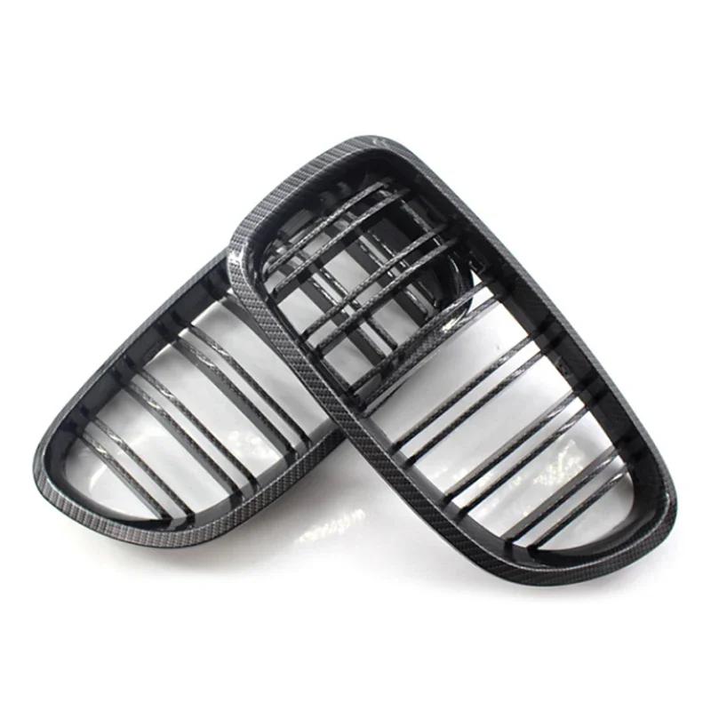 For BMW F10 F11 F18 520i 525i 530i 535i 2010-2017 Car Styling A Pair Racing Grills Dual Slat Style Front Kidney Grill Grille