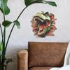 Adesivi Creativi Rivoluzionari Dinosauro Feroce Decorazione Bagno e WC