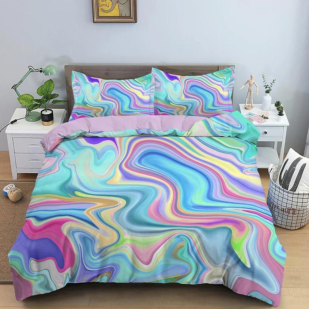 Comfortable Stylish Pattern Duvet Cover Set With Duvet Cover And Pillowcases King Queen Twin Sizes For All Ages