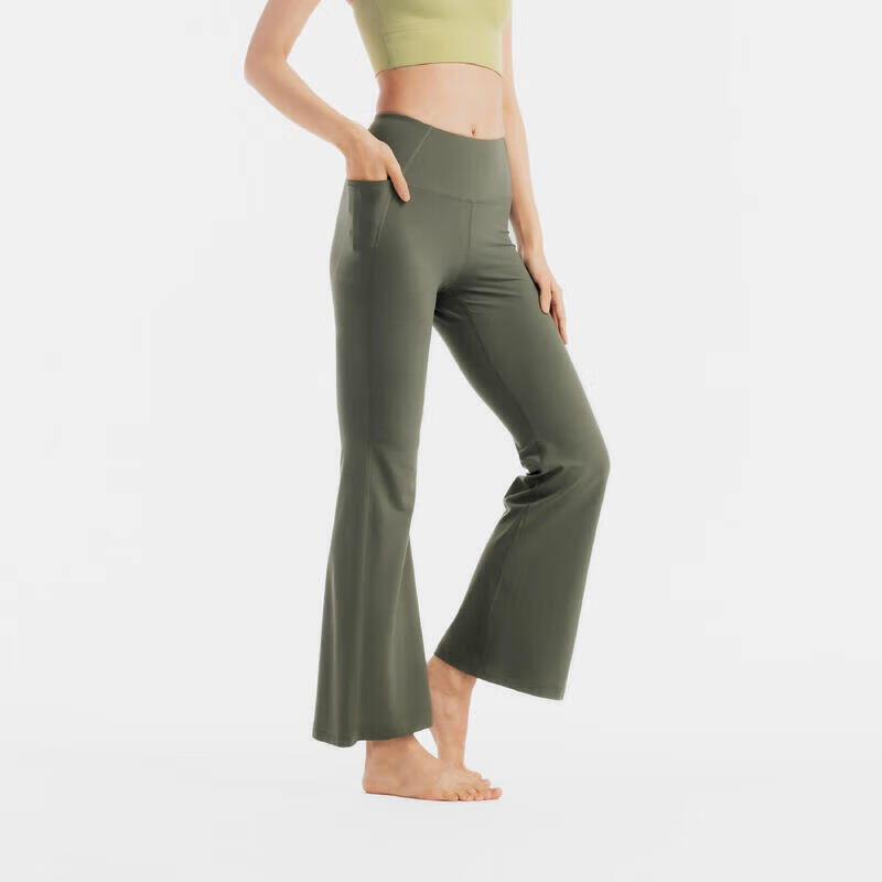 Decathlon Women s High-Waisted Flare Yoga Pants XS