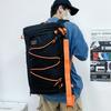 Dual-Use Backpack Men's Sports Mountaineering Large Capacity Backpack Color Block Women Outdoor Travel Bag
