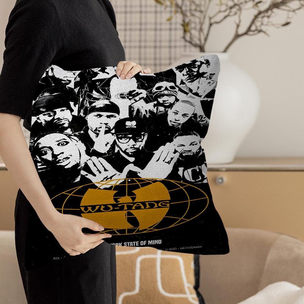 Singer WUTTANG Cool CLAN Cushion Cover Pillow Cover Decor Pillowcase Printed Cushion Case for Couch